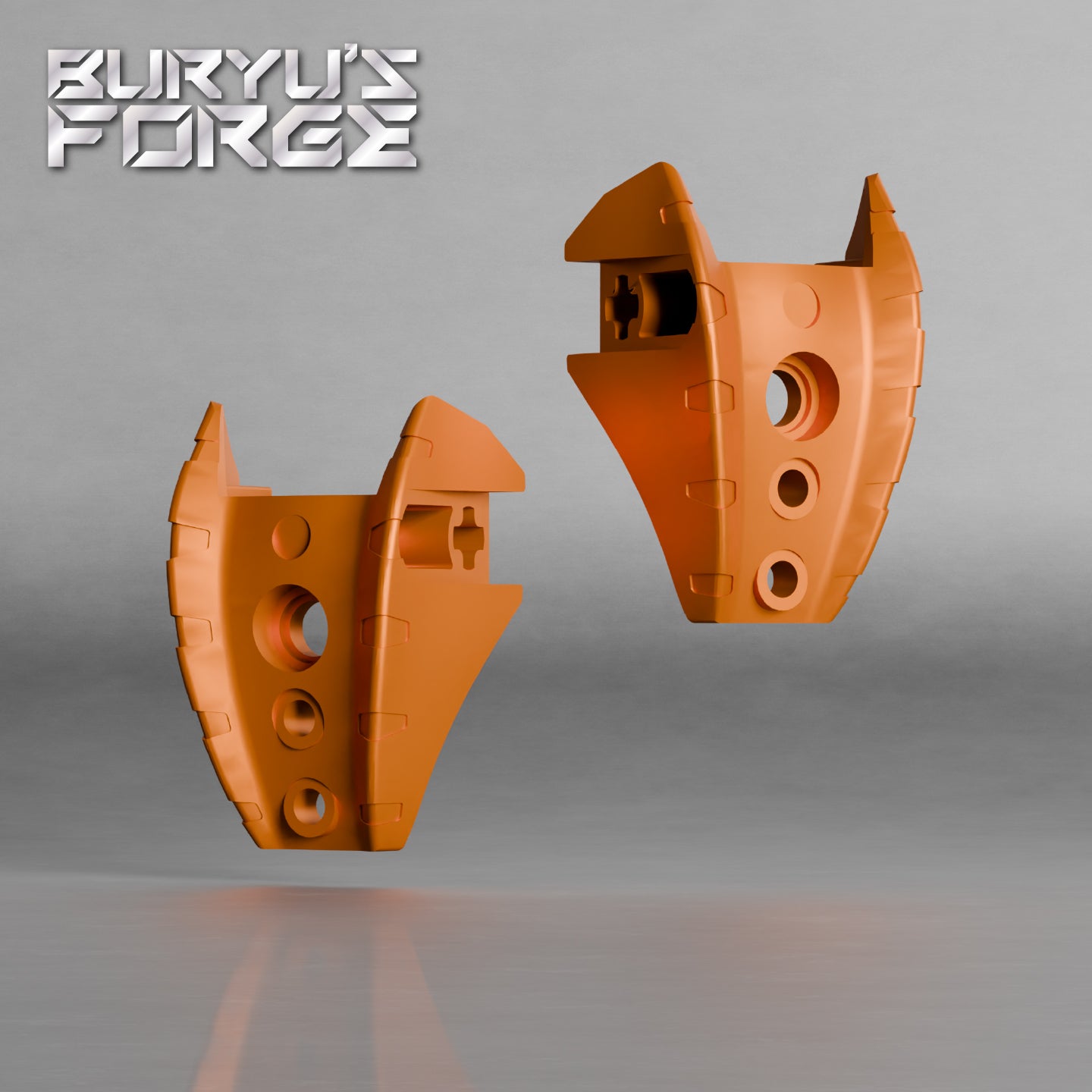 Carapar Thigh and Shoulder Armor (Pair)