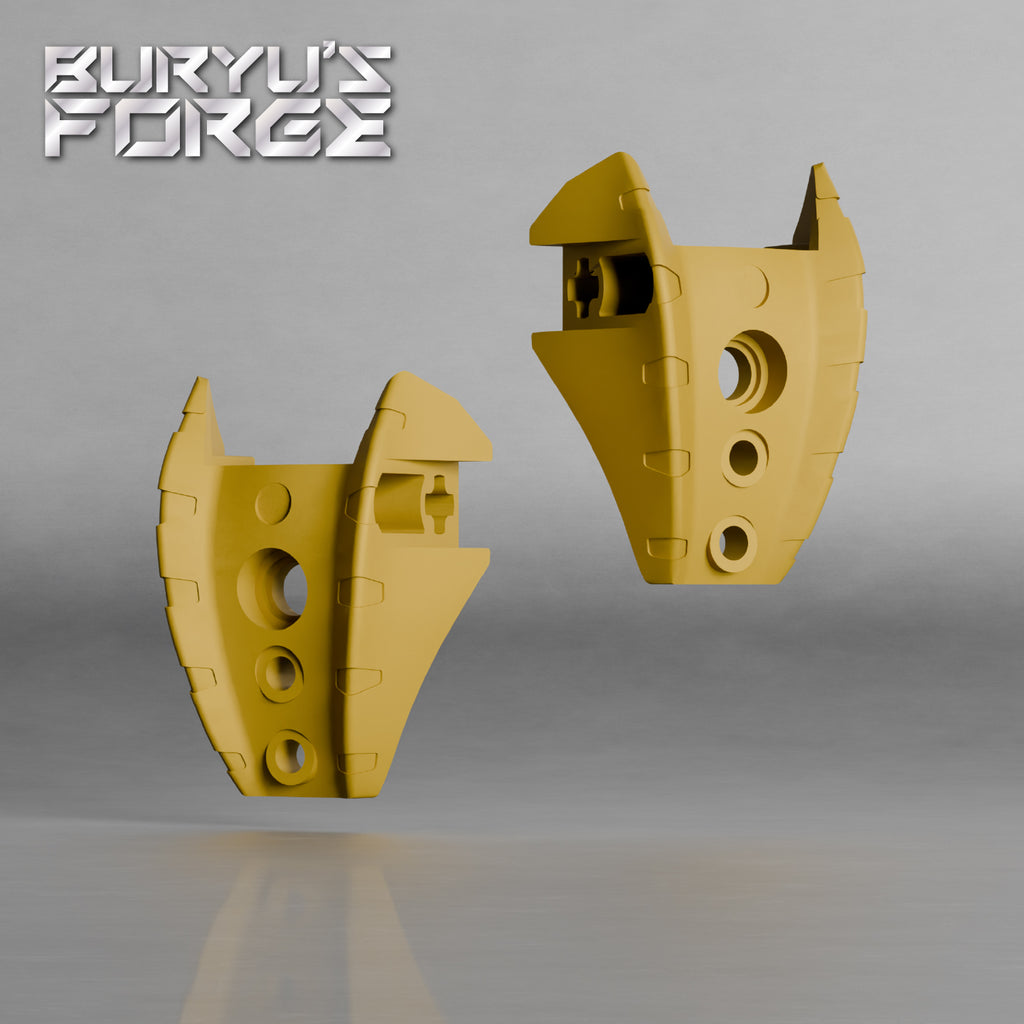 Carapar Thigh and Shoulder Armor (Pair)