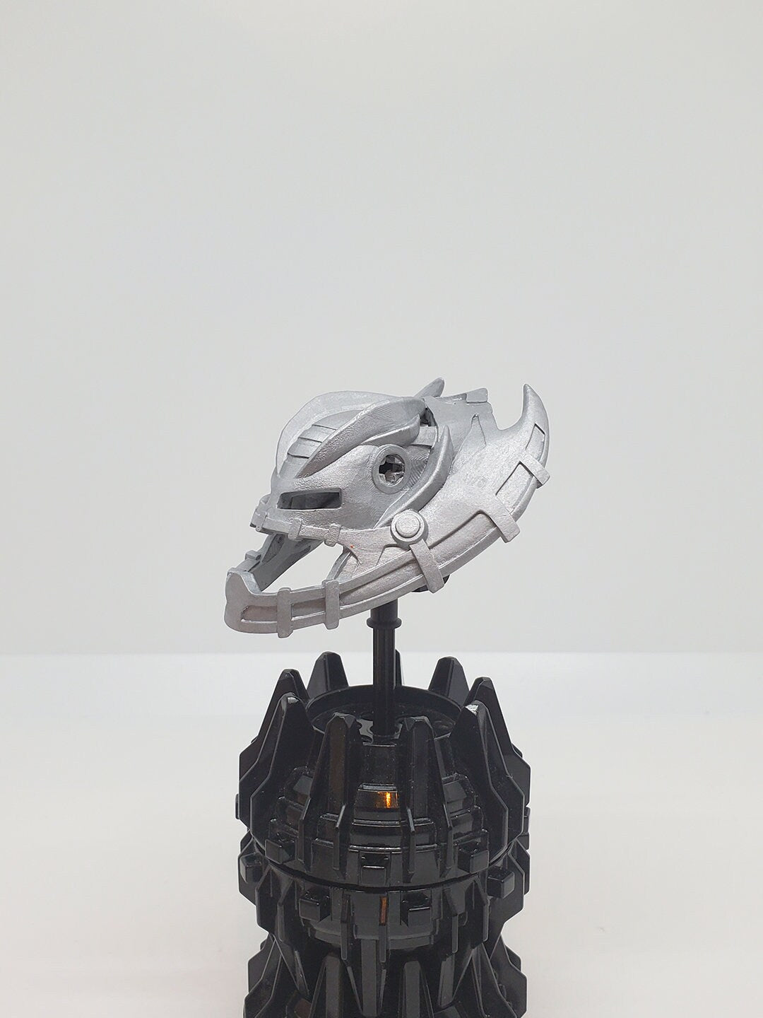 Vezon Head [Olmak-Fused] | Mask of Dimensional Gates Fused to Vezon's Head, Silver