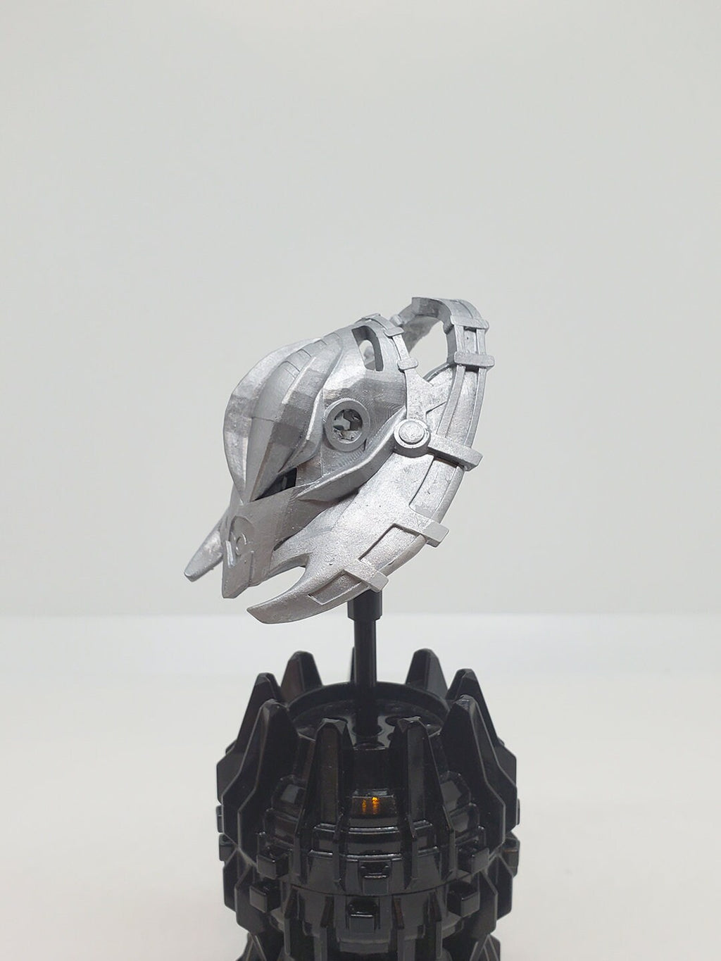 Vezon Head [Olmak-Fused] | Mask of Dimensional Gates Fused to Vezon's Head, Silver