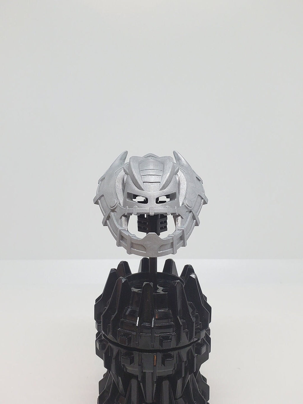 Vezon Head [Olmak-Fused] | Mask of Dimensional Gates Fused to Vezon's Head, Silver