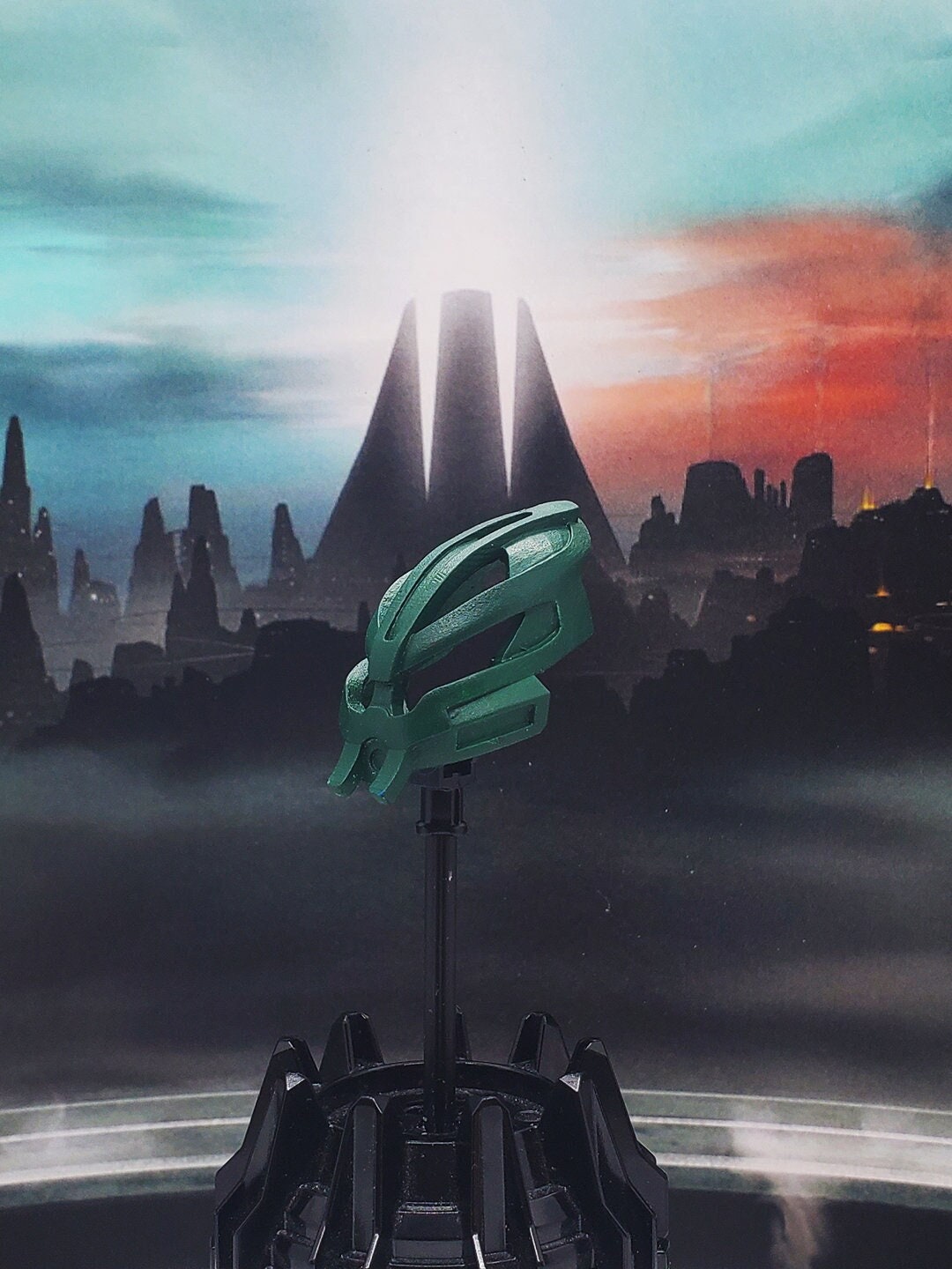 Mask of Kindred | Great Faxon, Dark Green/Metru Green (Galva/KingSidorak Ver)