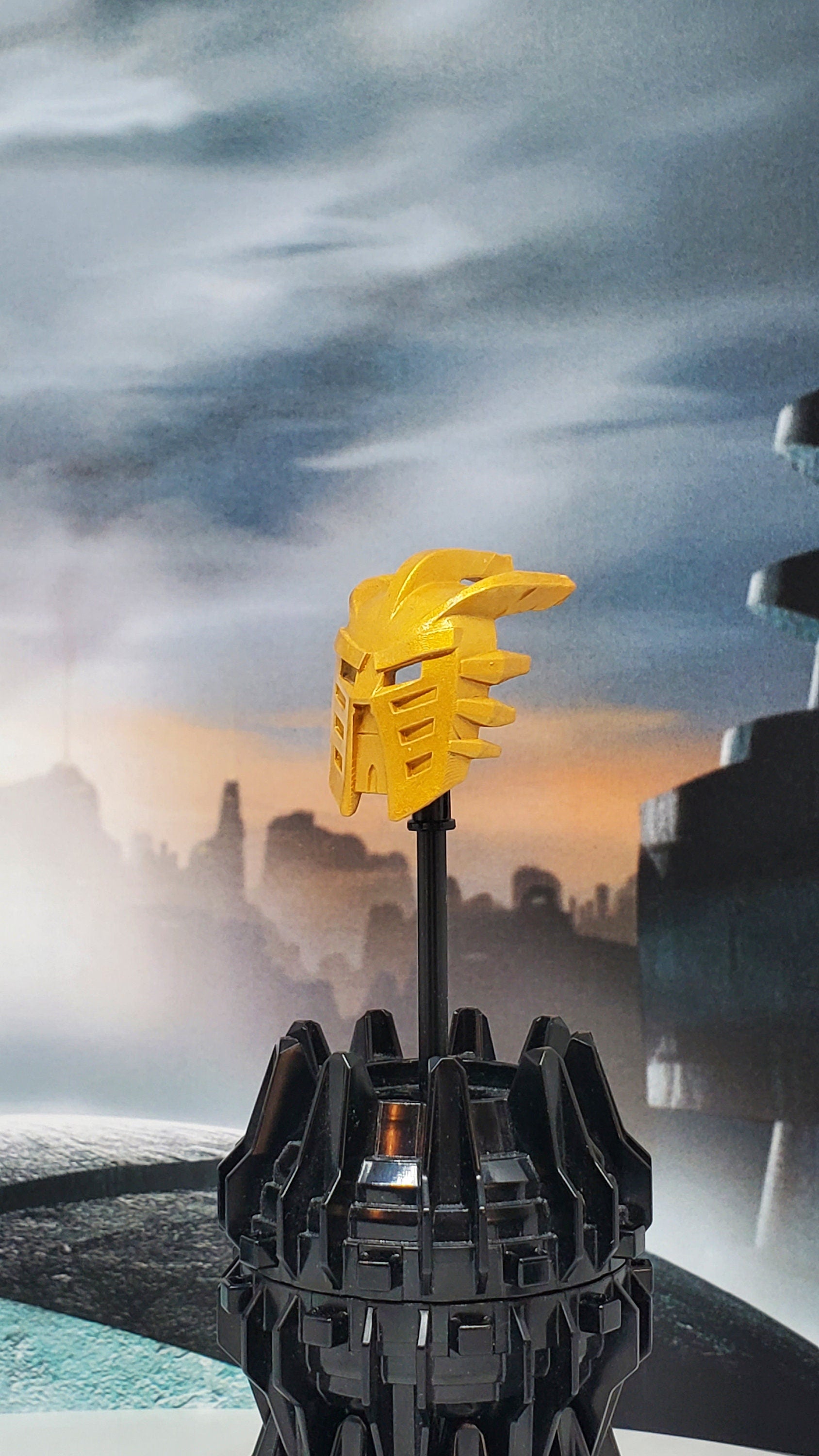 Mask of Light (Movie Version) | Takanuva's Kanohi Avohkii, Pearl Gold