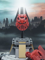 Adaptive Great Mask of Shielding | Great Kanohi Hau, Dark Red