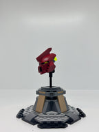 Sky Adaptive Mask of Shielding | Kanohi Hau, Metru Red (Rothanak Ver)