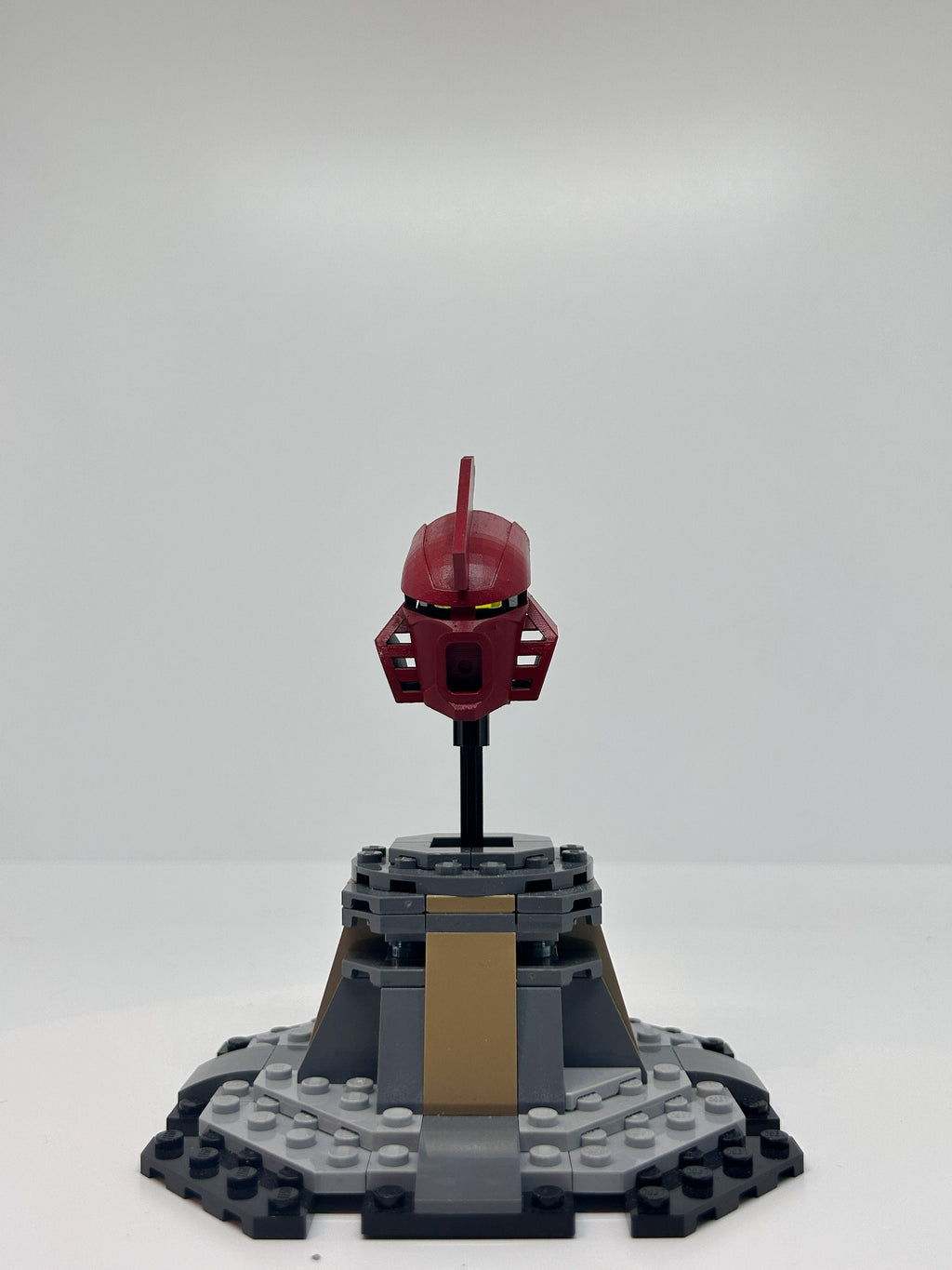 Sky Adaptive Mask of Shielding | Kanohi Hau, Metru Red (Rothanak Ver)