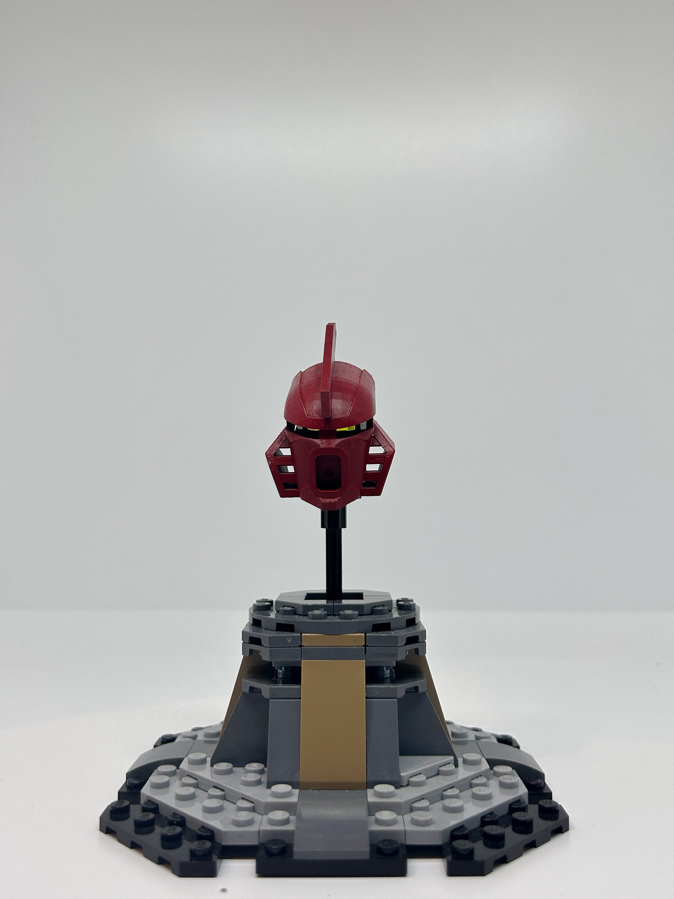 Sky Adaptive Mask of Shielding | Kanohi Hau, Metru Red (Rothanak Ver)