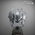 Vezon Head [Olmak-Fused] | Mask of Dimensional Gates Fused to Vezon's Head, Silver