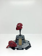 Galvanized Mask of Shielding | Kanohi Hau, Metru Red