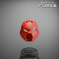 Galvanized Mask of Shielding | Kanohi Hau, Mata Red