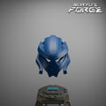 Champion Mask of Intangibility | Toa Tuyet's Metru Blue Kanohi (New Galva Ver)