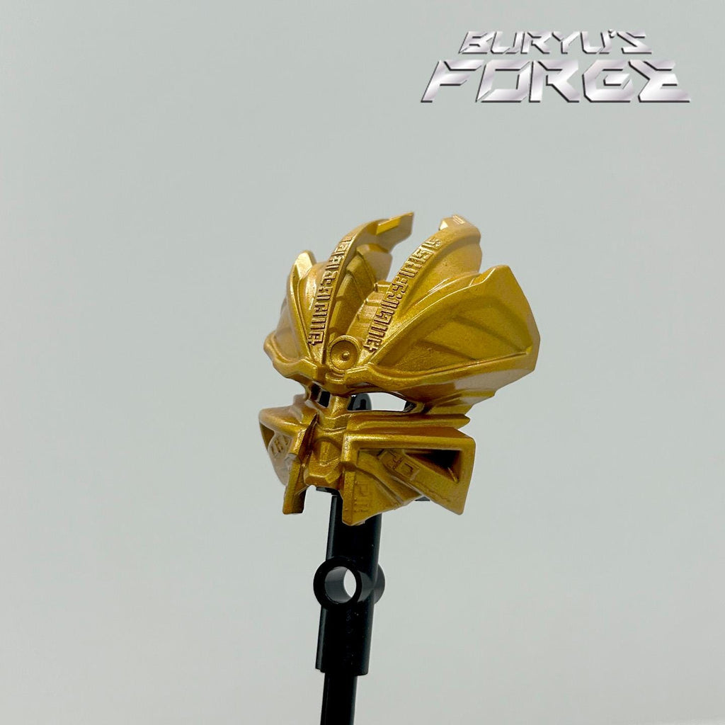 Mask of Chrono Vision / Time | Bionicle G2 Mask, Pearl Gold