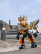 Mask of Chrono Vision / Time | Bionicle G2 Mask, Pearl Gold