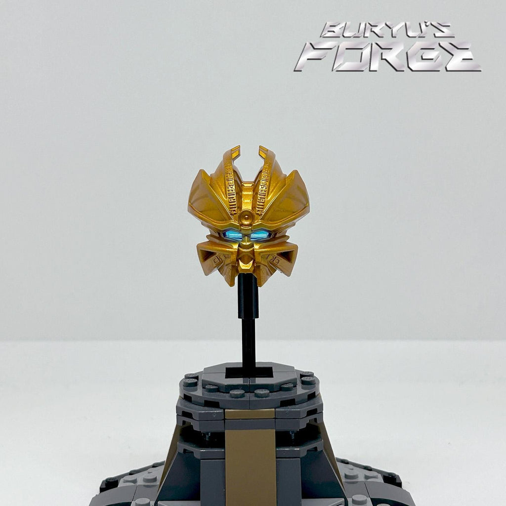 Mask of Chrono Vision / Time | Bionicle G2 Mask, Pearl Gold