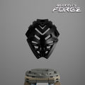 Mutated Mask of Strength | Mutated Great Kanohi Pakari, Black (BigPhan Ver)