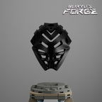 Mutated Mask of Strength | Mutated Great Kanohi Pakari, Black (BigPhan Ver)