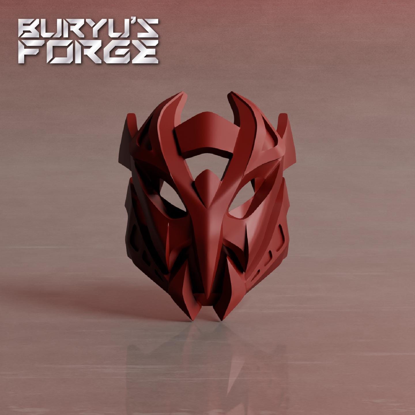 Great Mask of Incomprehension | Dark Red / Metru Red