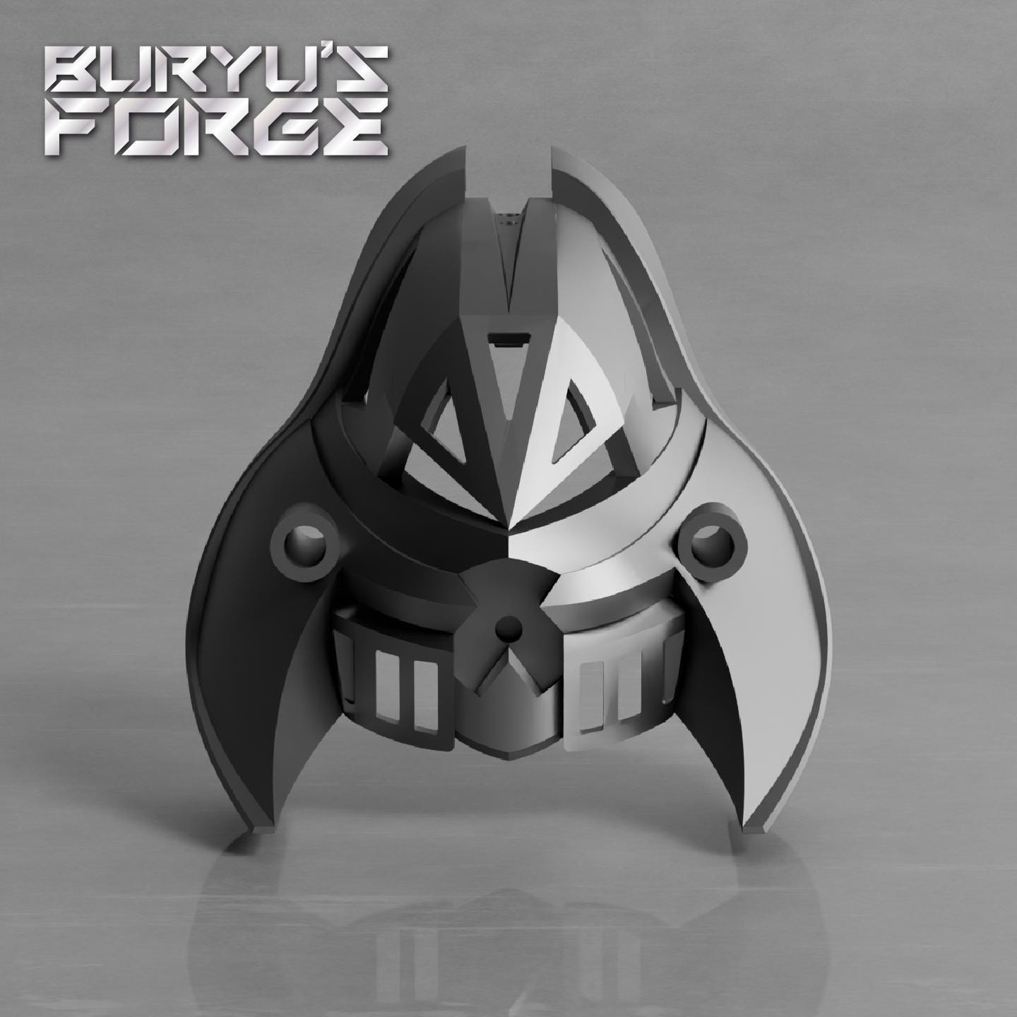 Olmak Kraahkan Fusion | Mask of Dimensional Gates and Shadows, Pearl Dark Grey