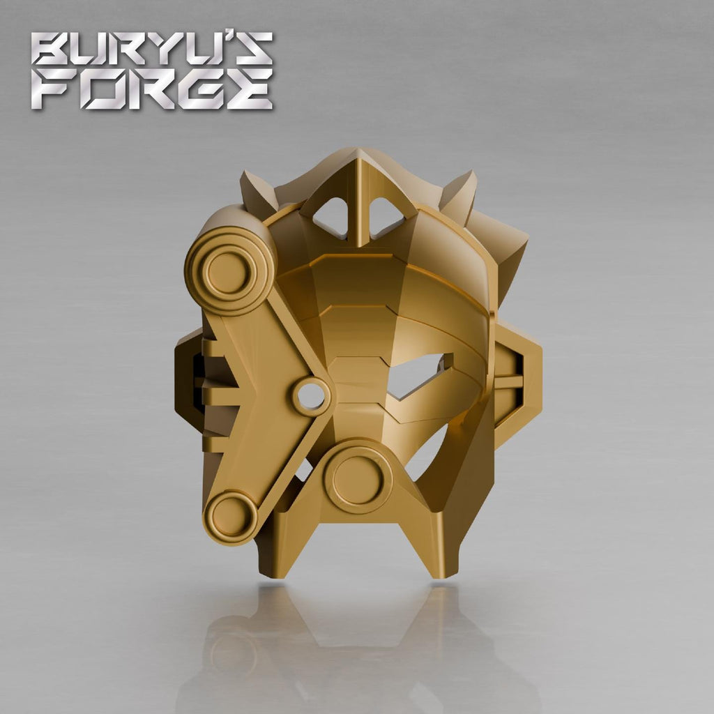 G2 Kanohi Rua | Wairuha's Mask, Pearl Gold, G2 Compatible