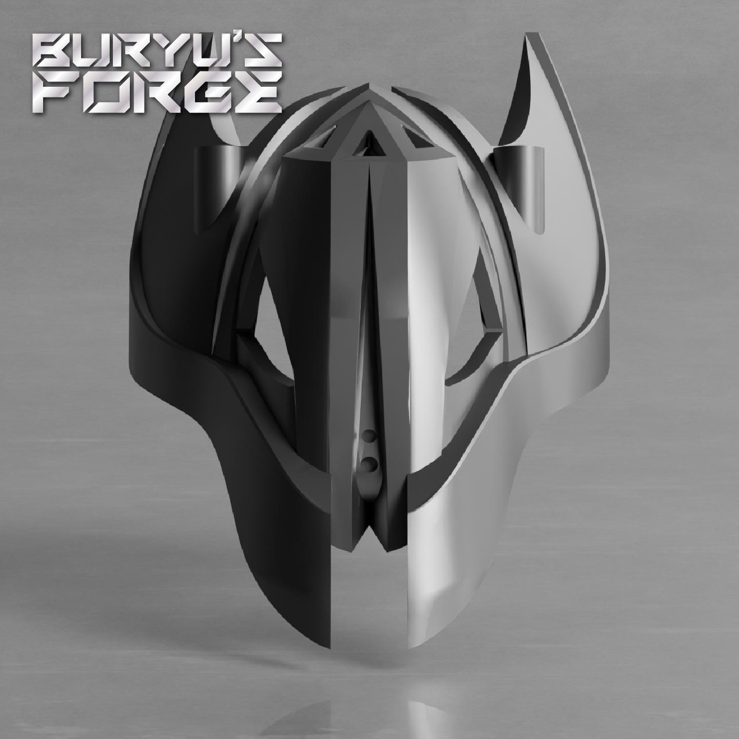 Olmak Kraahkan Fusion | Mask of Dimensional Gates and Shadows, Pearl Dark Grey