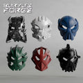 Toa Inika Redux Masks by Galva | Complete Kanohi Set