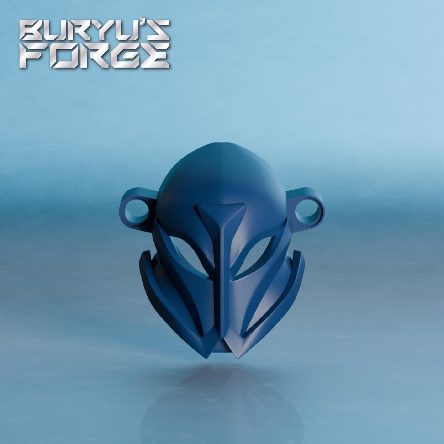 Great Mask of Waterbreathing | Kanohi Kaukau, Dark Blue
