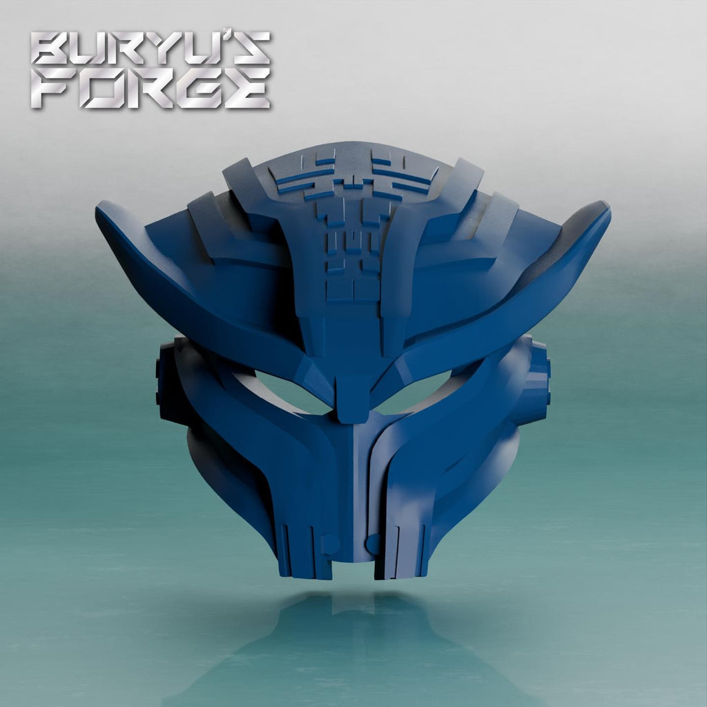 Usurper's Mask of Intangibility | Toa Tuyet's Metru Blue Kanohi Alternate