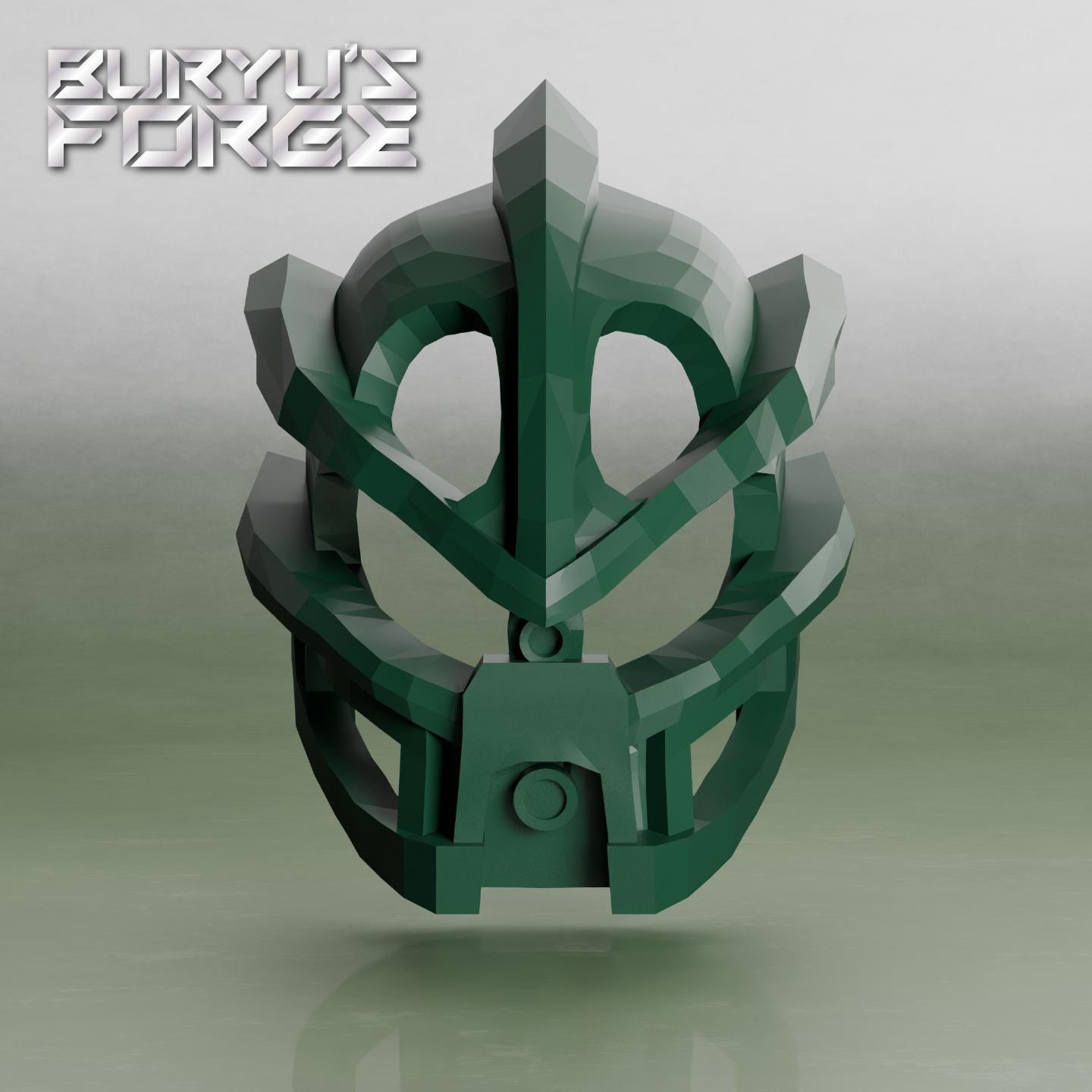 Mask of Levitation | Adaptive Miru, Metru Green (Dark Green)