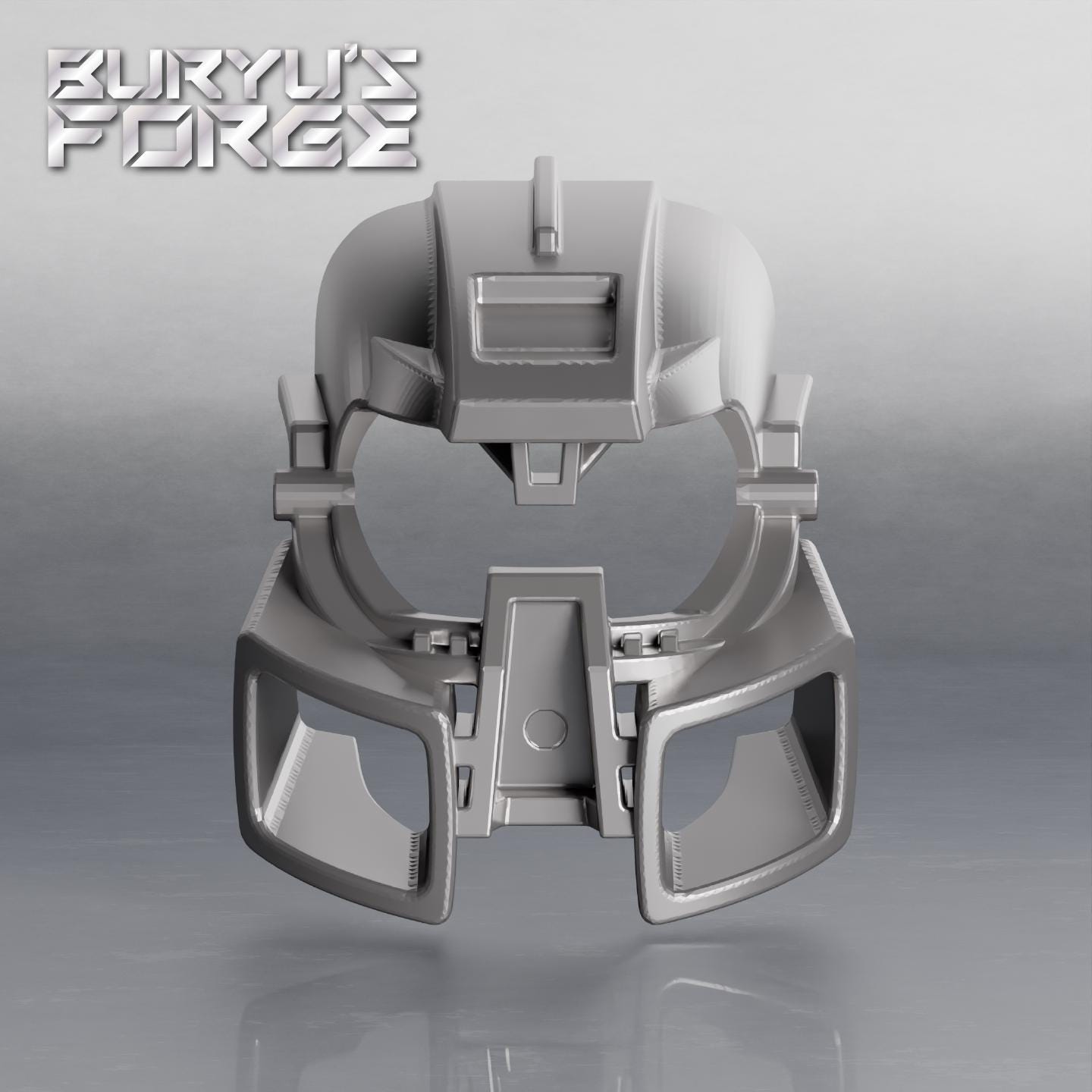 Mask of Levitation | Proto Miru Nuva, Pearl Light Grey