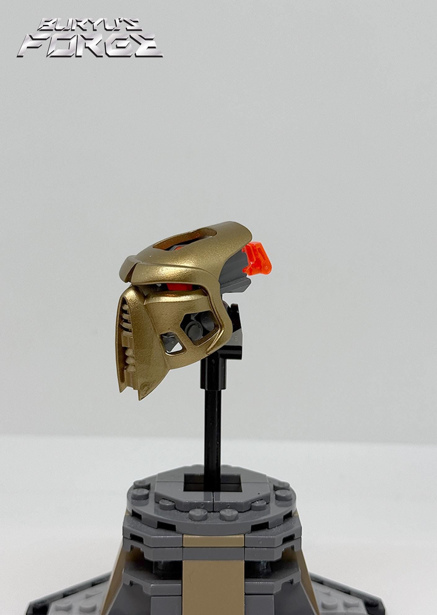 Lhikan's Noble Hau | Kanohi Hau, Dark Gold