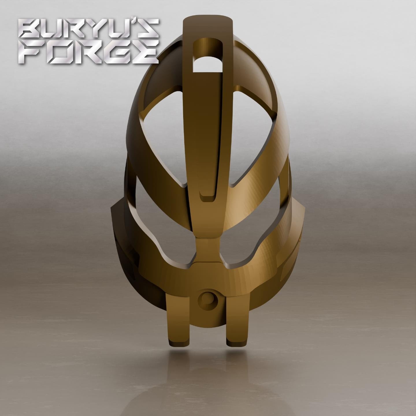 Mask of Kindred | Great Faxon, Dark Gold