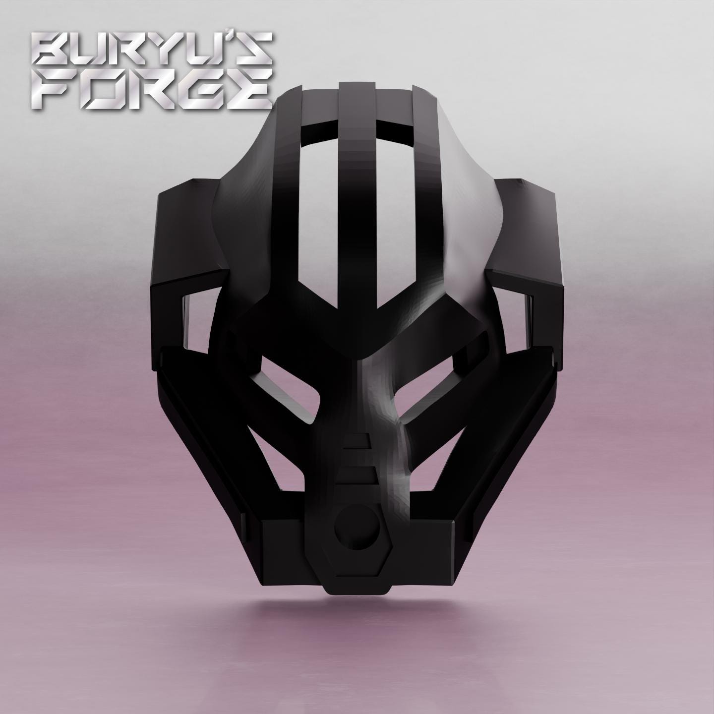 Pakari Noble Adaptive | Kanohi Pakari, Mask of Strength, Black