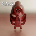 Noble Adaptive Hau (axle) | Kanohi Hau, Dark Red