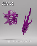 Toa Voriki [PRE-SALE] | BIONICLE Custom Kit, Mask and Tools, Purple