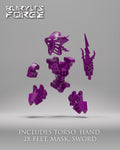 Toa Voriki [PRE-SALE] | BIONICLE Custom Kit, Mask and Tools, Purple