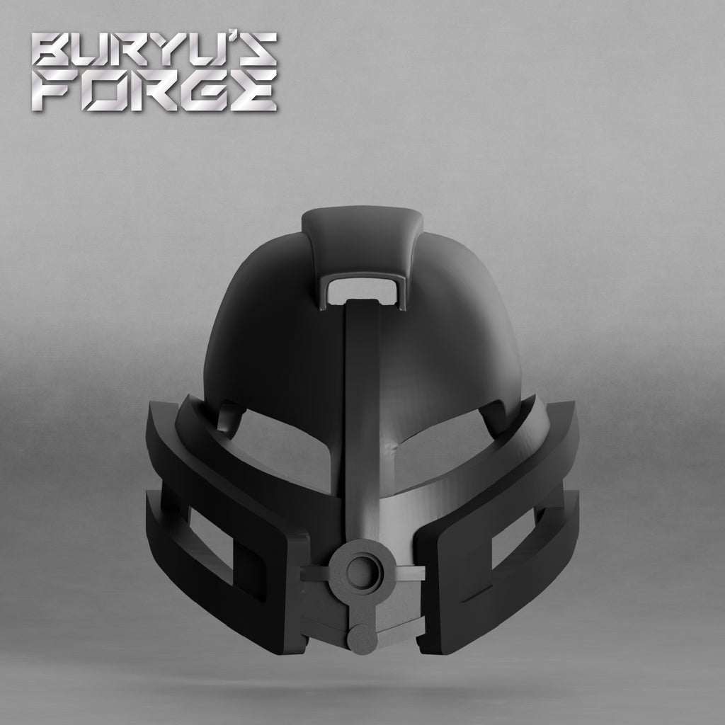 Great Mask of Speed | Kanohi Kakama, Pearl Dark Gray, Champion Edition (Pouks' Mask)